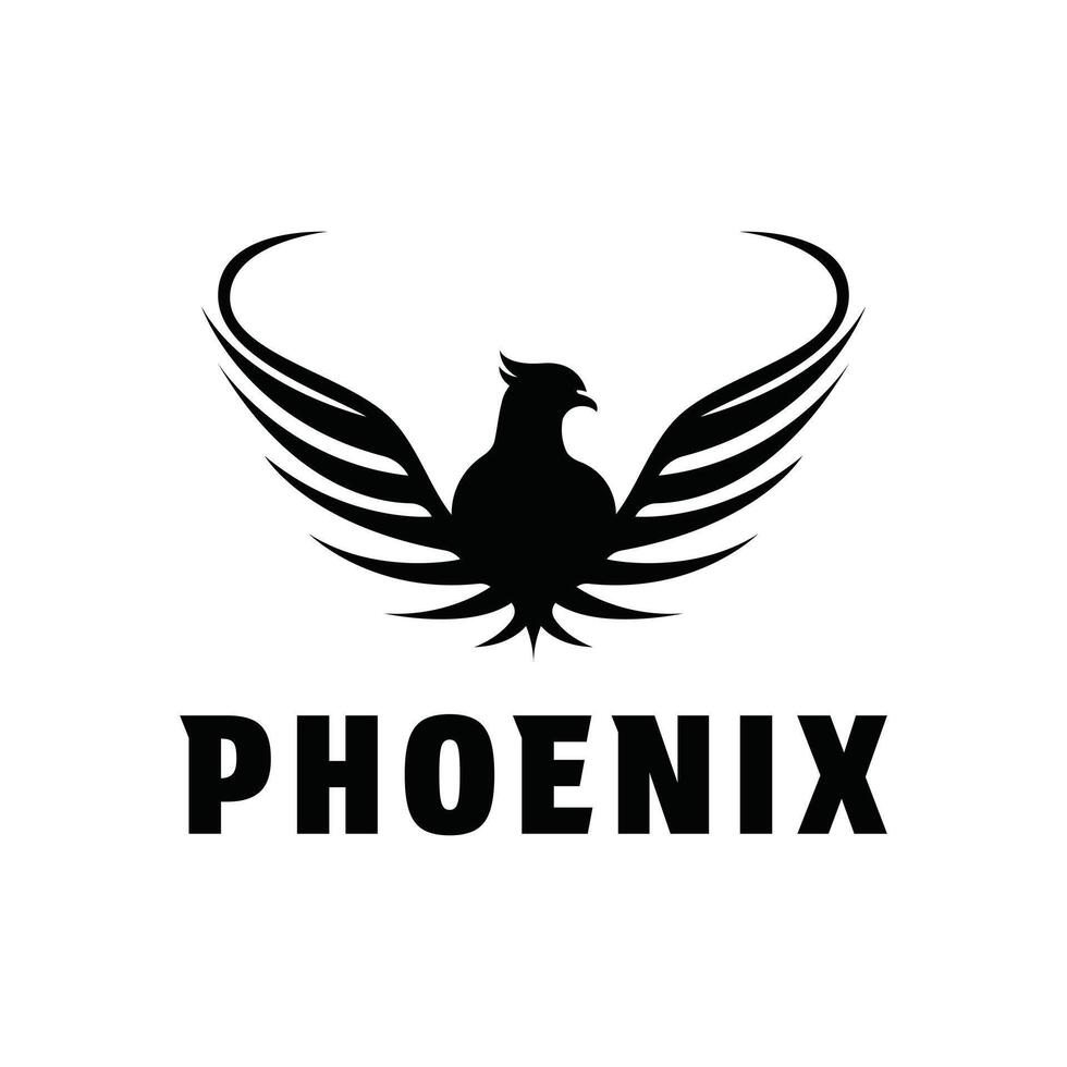 phoenix logo design concept idea vector