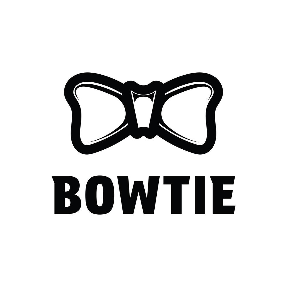 bowtie logo design concept modern and elegant vector