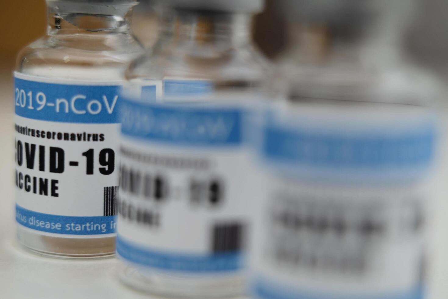 treatment to cure Covid 19 Corona Virus infection. Medical concept. photo