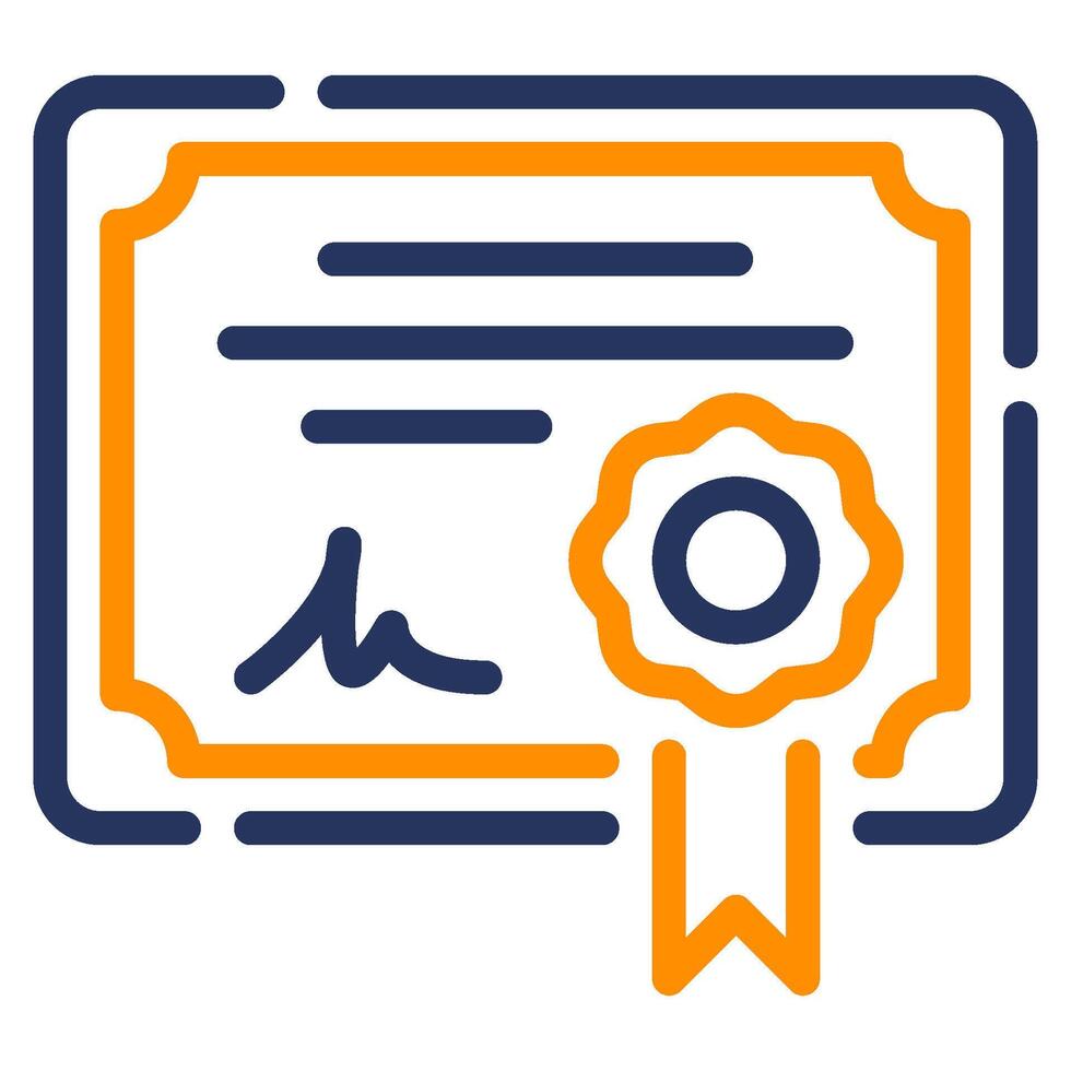 Certificate icon for web, app, infographic, etc vector