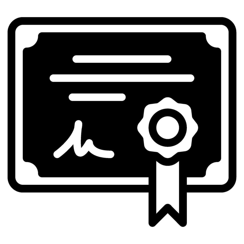 Certificate icon for web, app, infographic, etc vector
