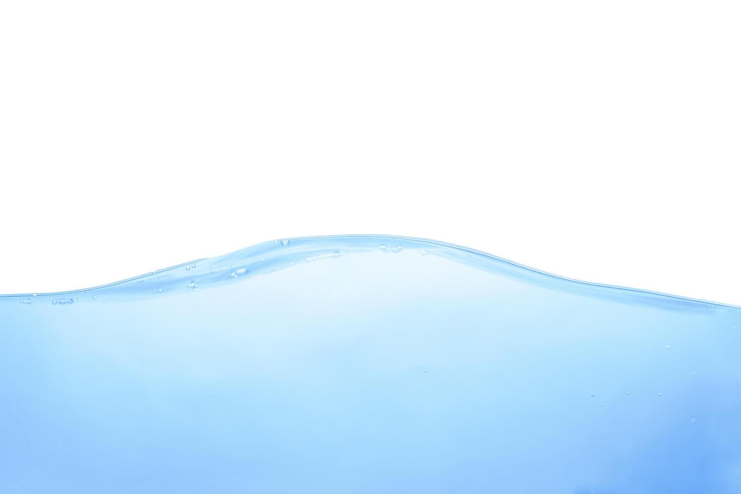 water splash isolated on white background photo