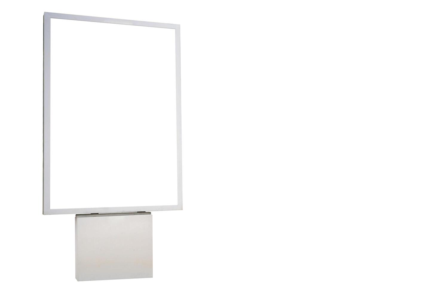 Blank mock up of vertical street poster billboard for advertising photo