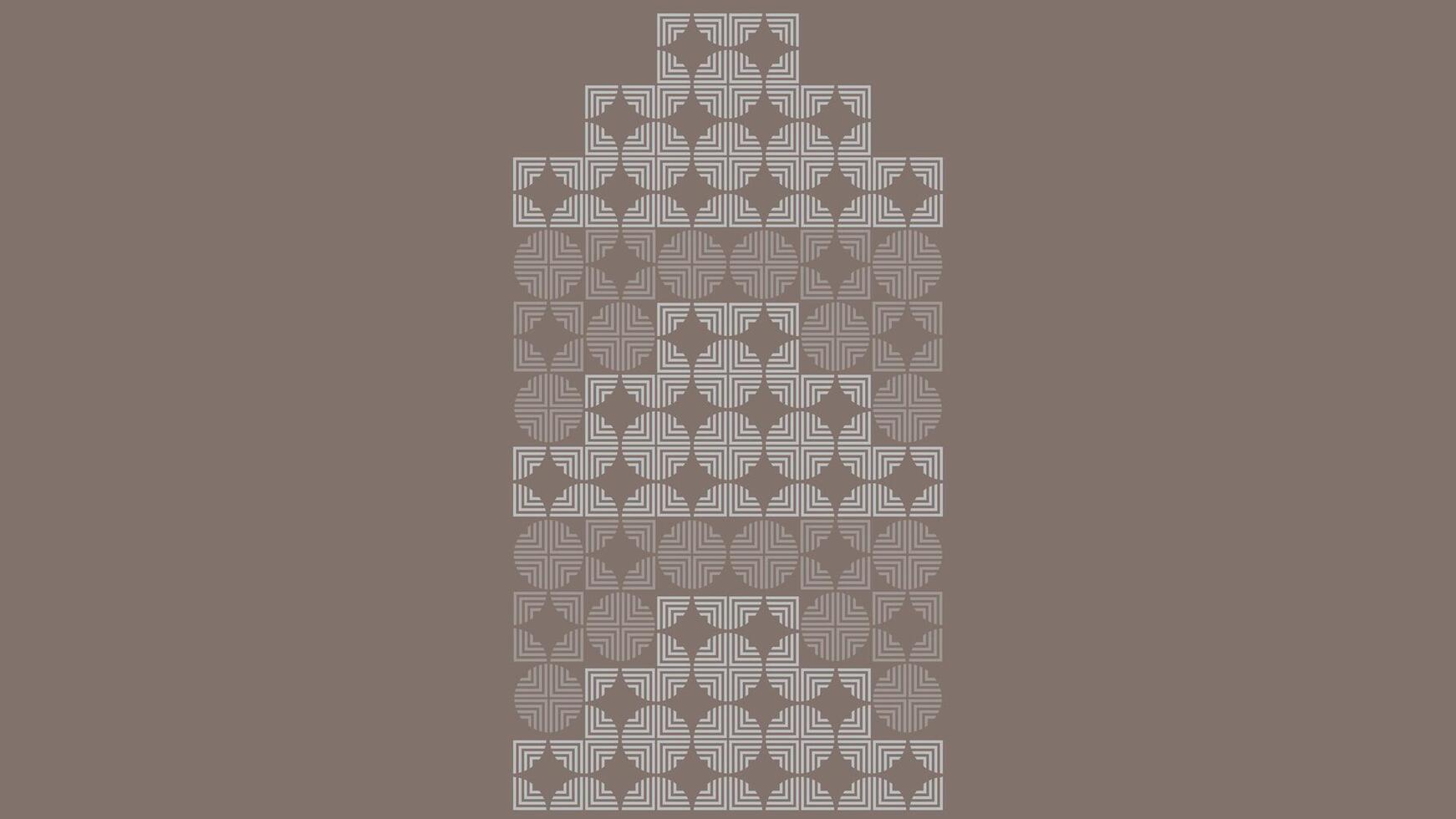 Geometric Elegance an abstract in Symmetry and Pattern vector