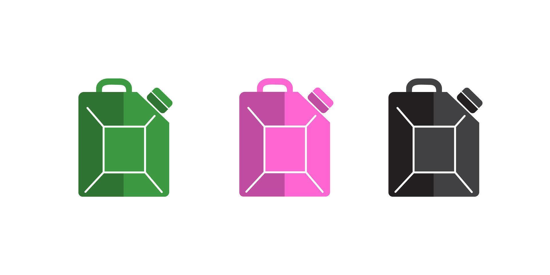 oil galon tank icon illustration design vector