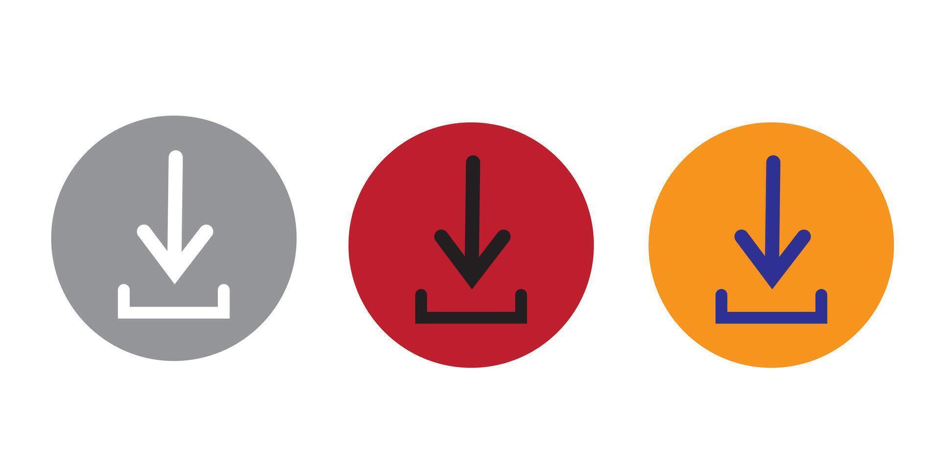 Download icon . Software download icons, Load symbol. Download button, files icons. simple icon isolated on transparent background. vector