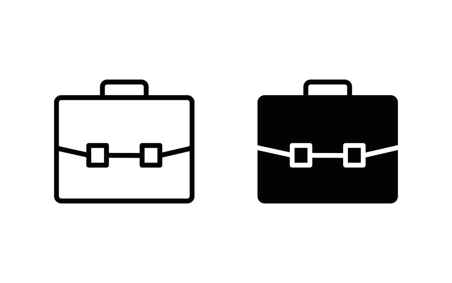briefcase icon set illustration vector