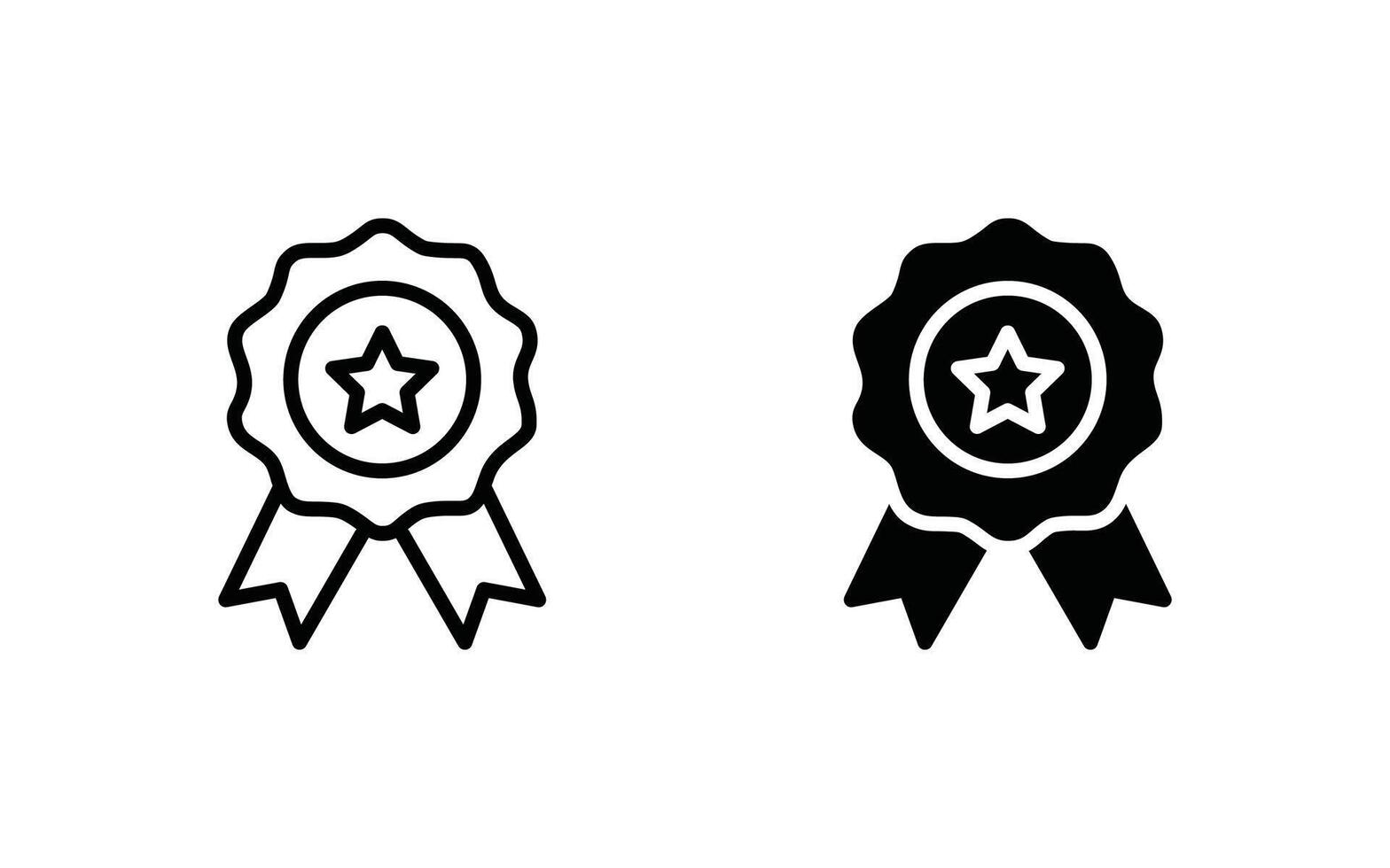 certified medal icon set. Approval check signs, verified, quality symbol. Certified, qualified, the best, check mark icon vector
