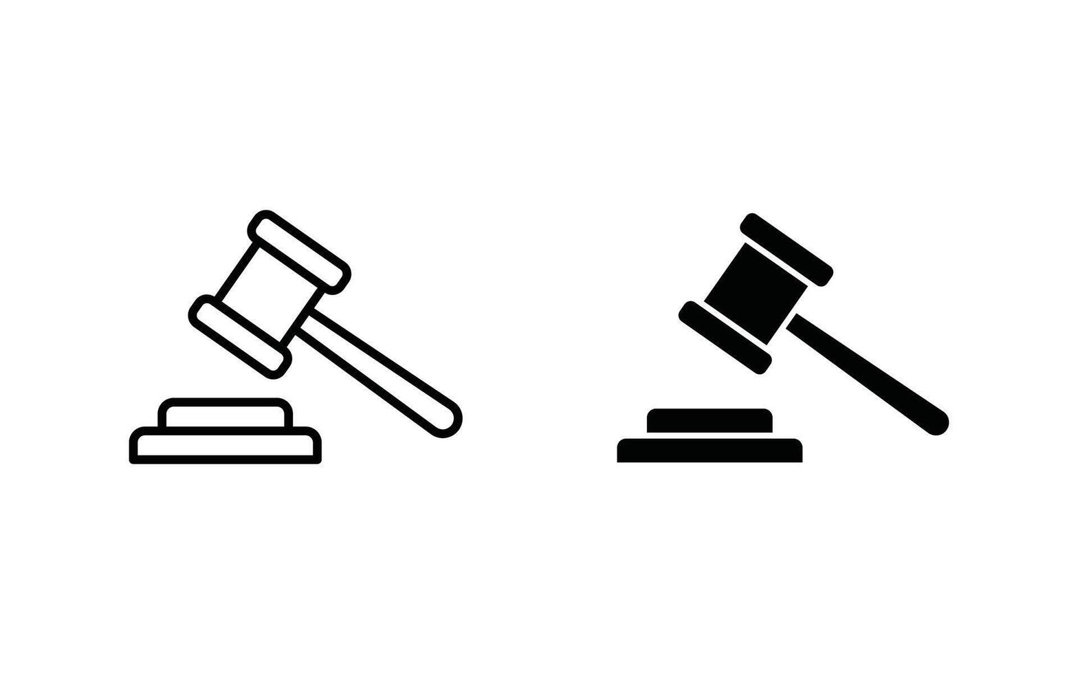 Gavel icon , judge gavel icon illustration vector