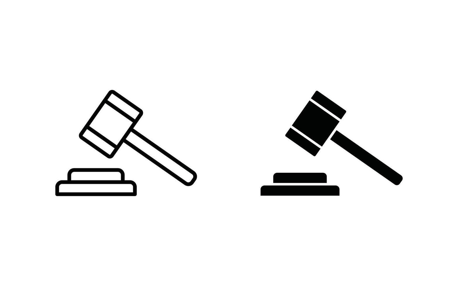 Gavel icon , judge gavel icon illustration vector