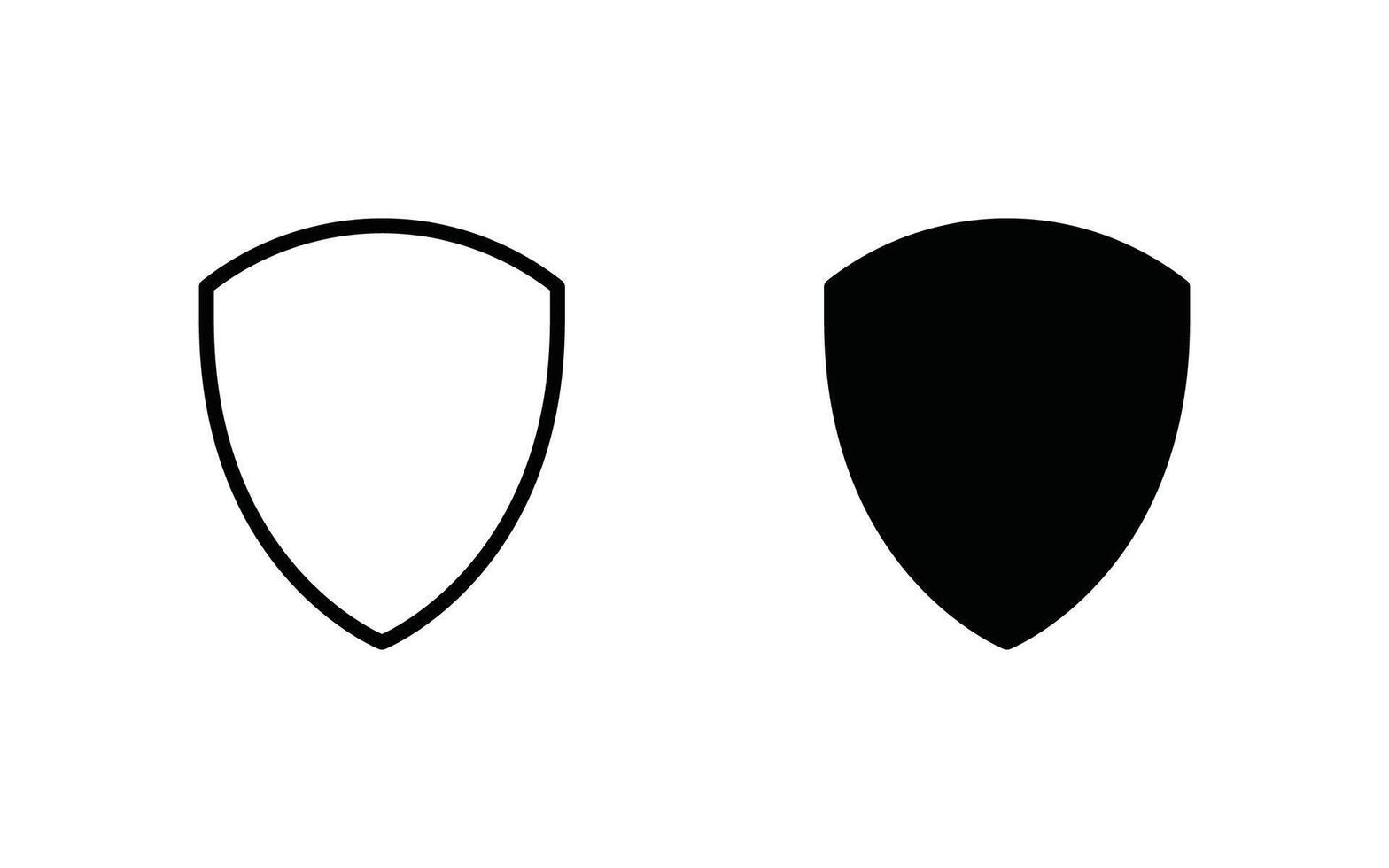 Shield icon set, Protection, Security icon illustration vector