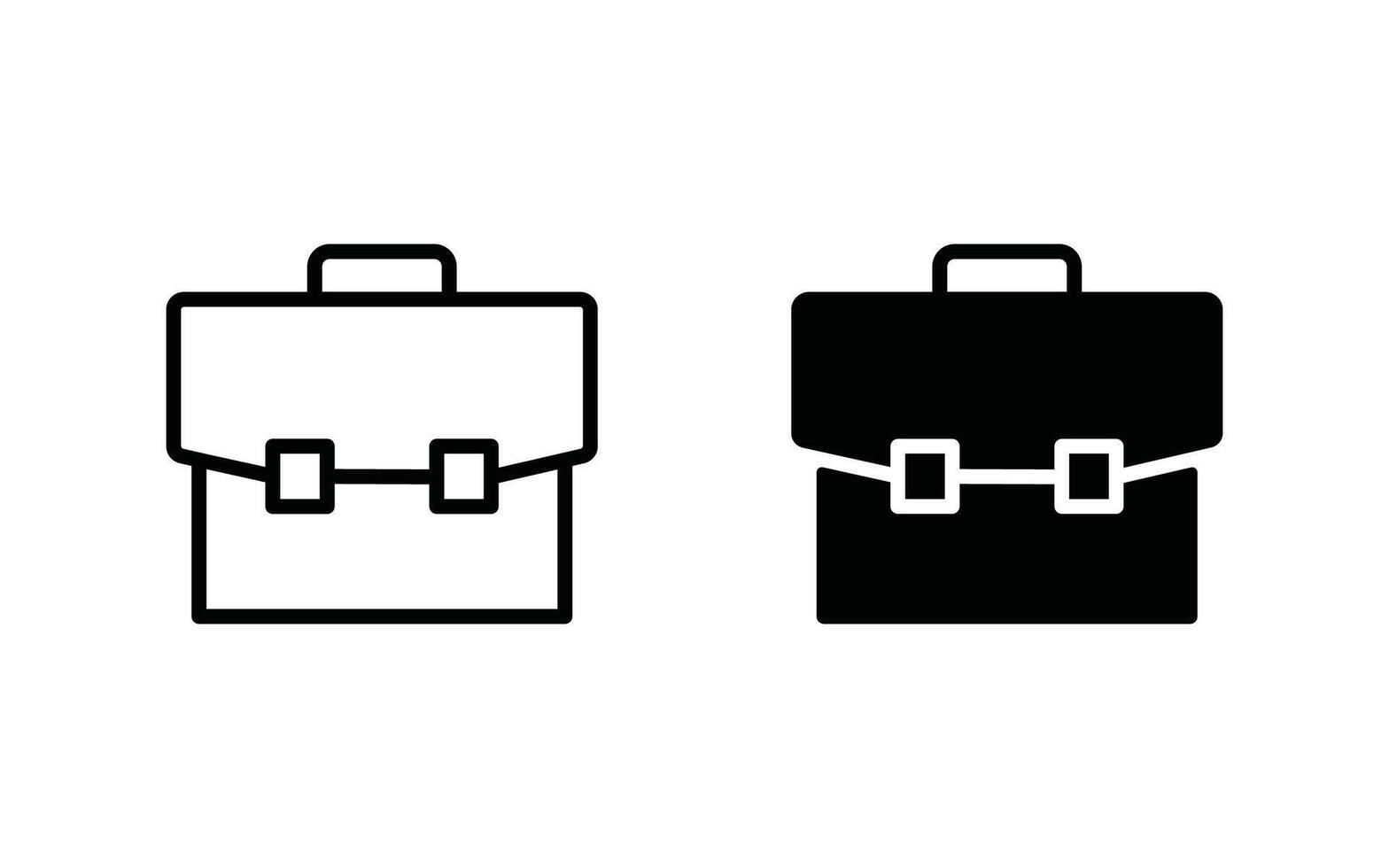 briefcase icon set illustration vector