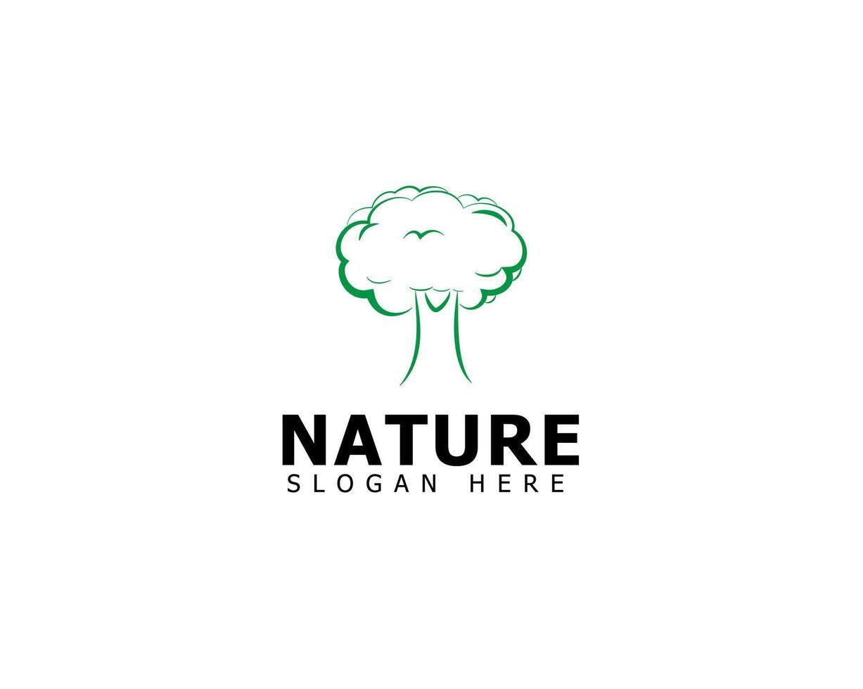 Abstract Tree of life logo icons. Eco nature symbols. vector
