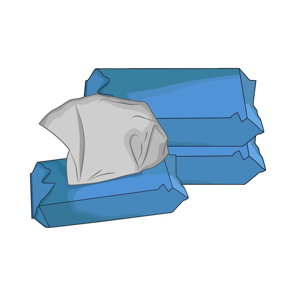 illustration of tissue vector