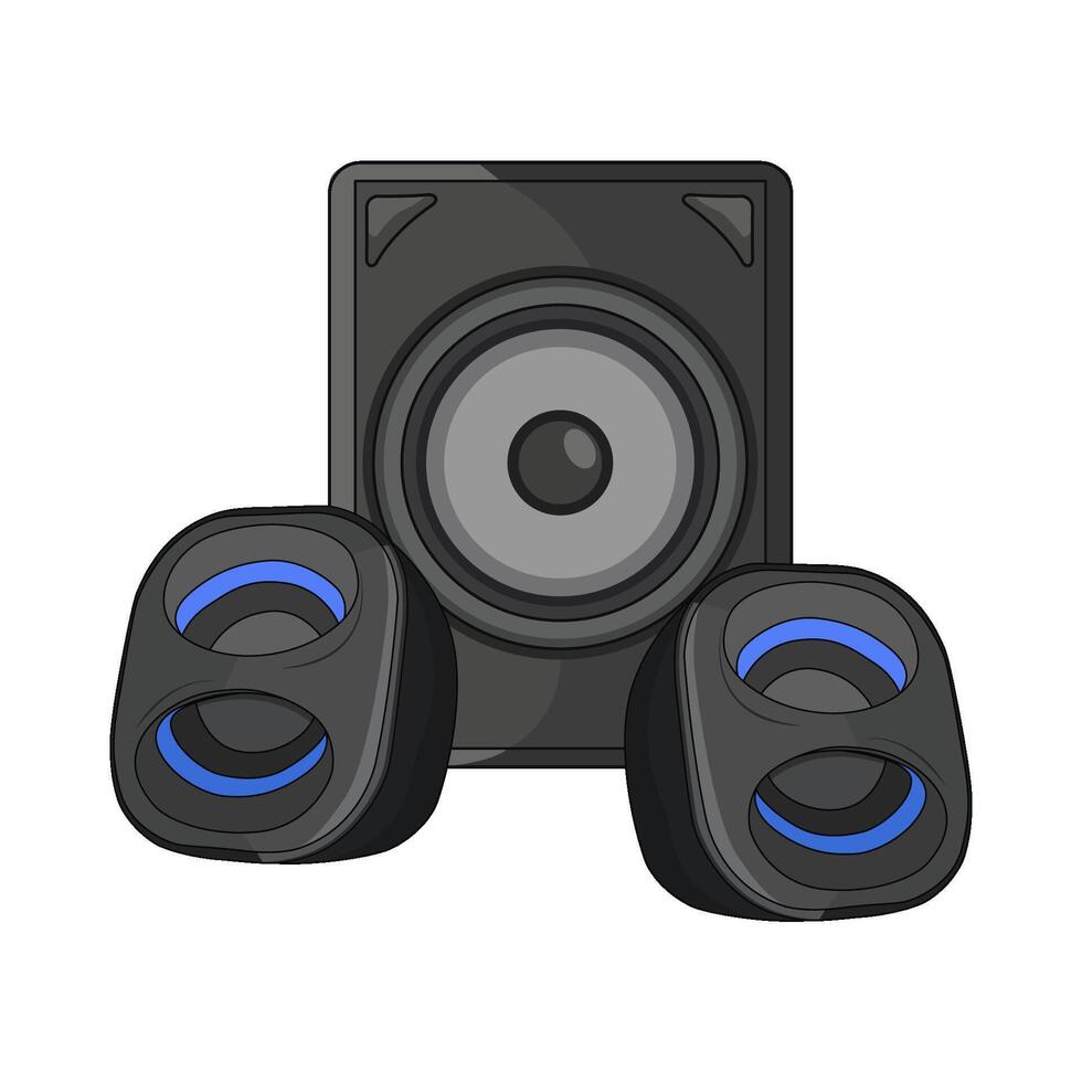 illustration of audio speaker vector