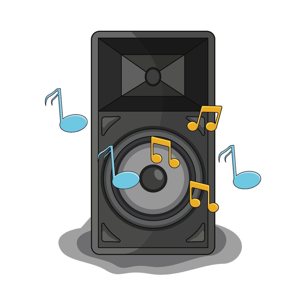 illustration of audio speaker vector