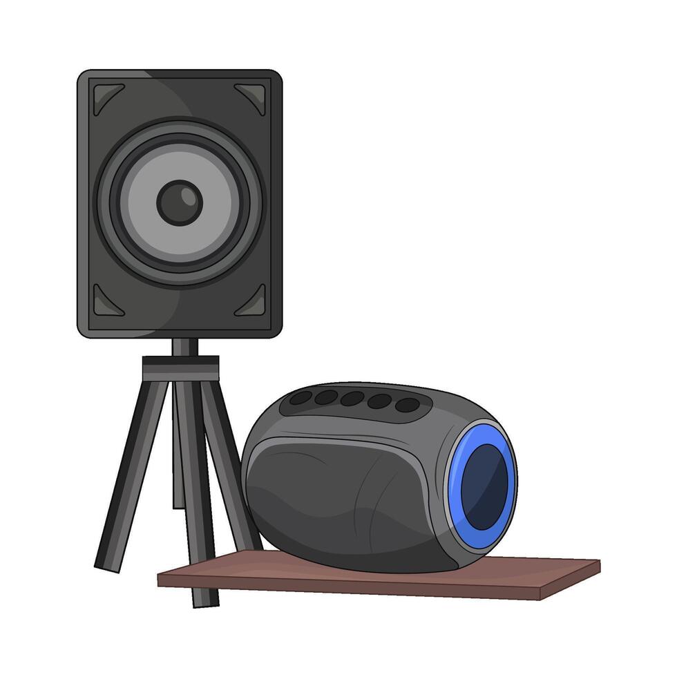 illustration of audio speaker vector