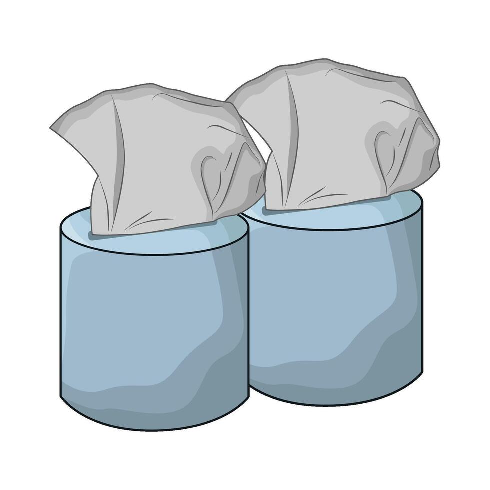 illustration of tissue box vector