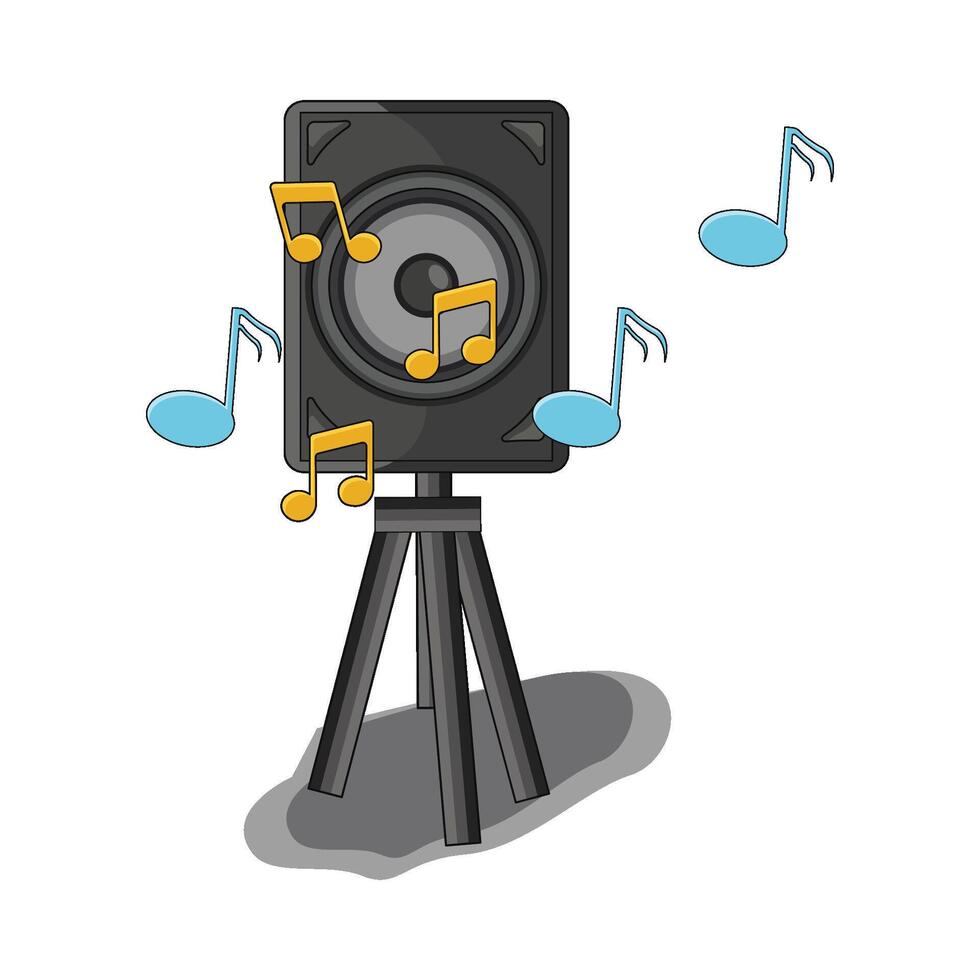 illustration of audio speaker vector