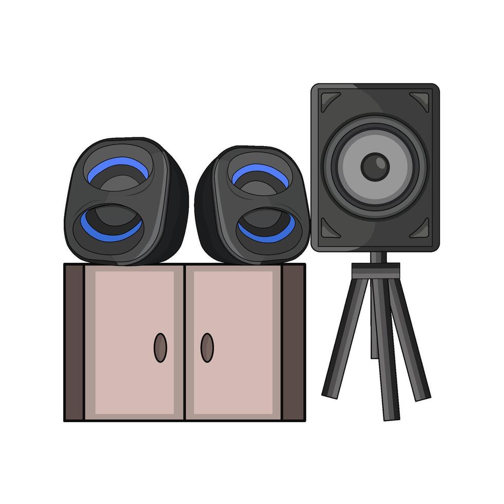 illustration of audio speaker vector