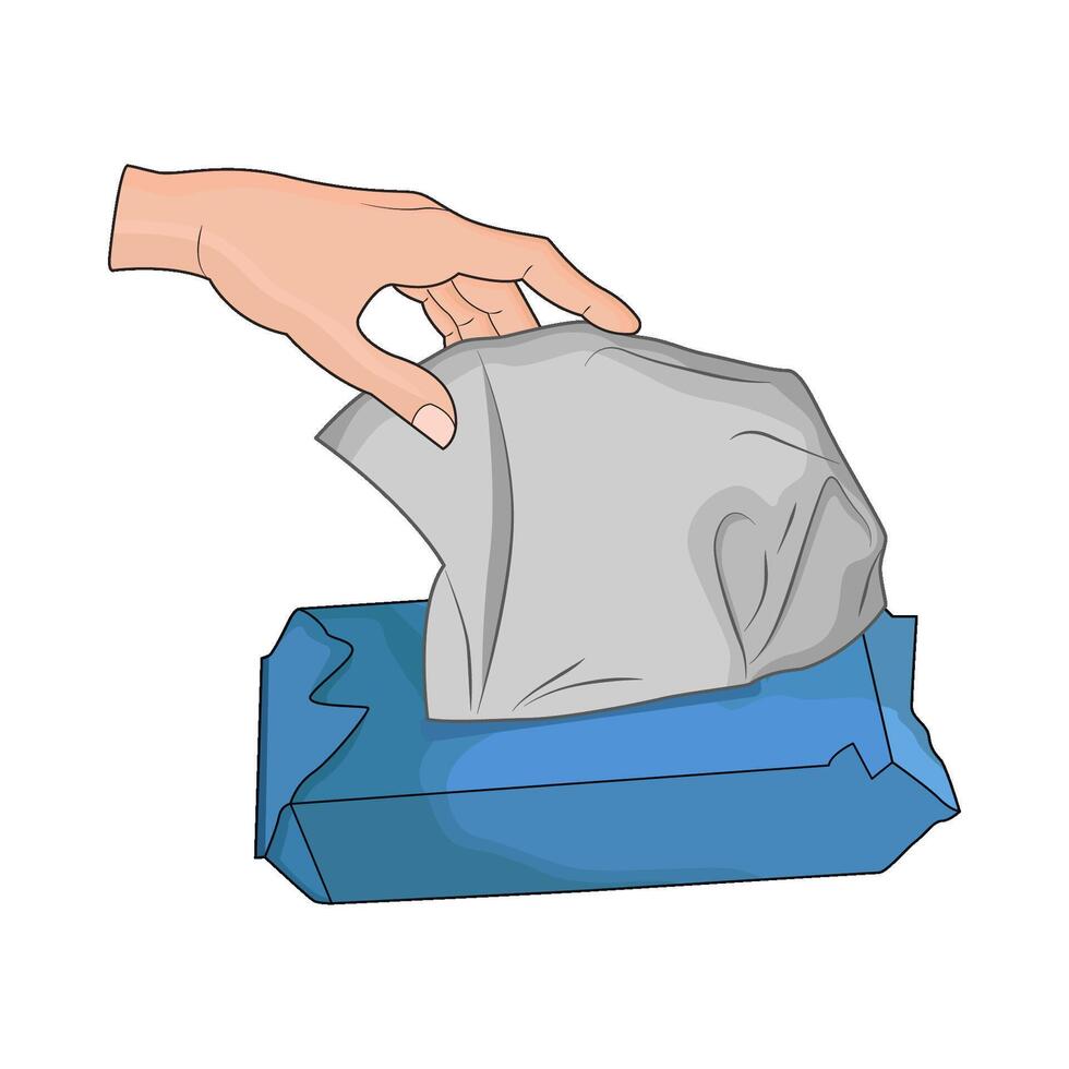 illustration of tissue vector
