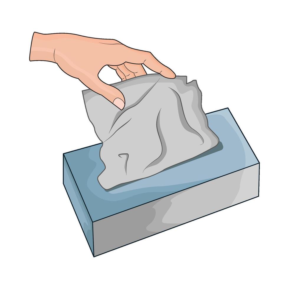illustration of tissue vector
