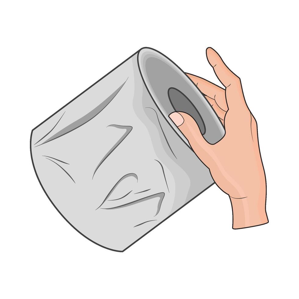 illustration of tissue roll vector