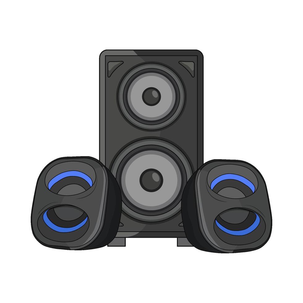 illustration of audio speaker vector