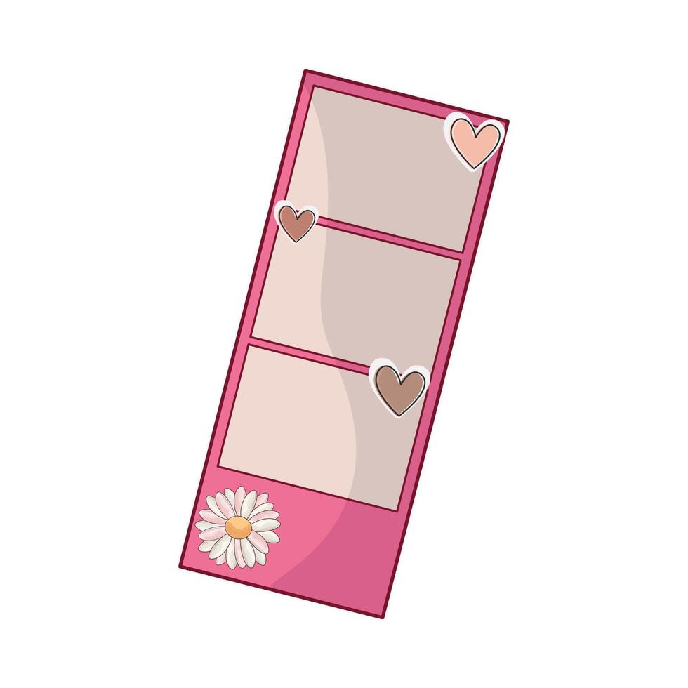 illustration of photo strip vector