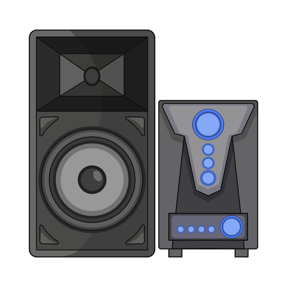 illustration of audio speaker vector