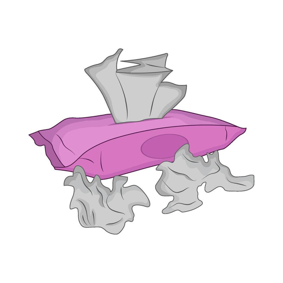illustration of wet wipes vector