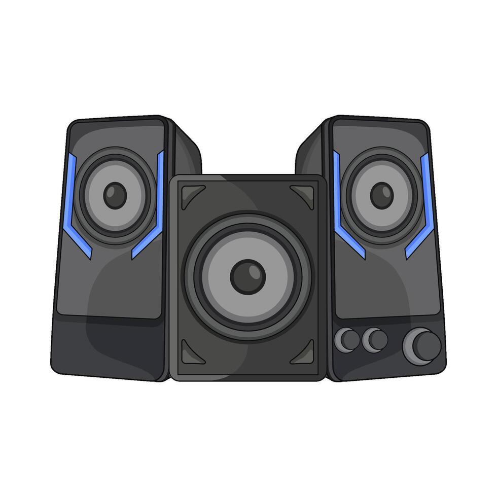 illustration of audio speaker vector
