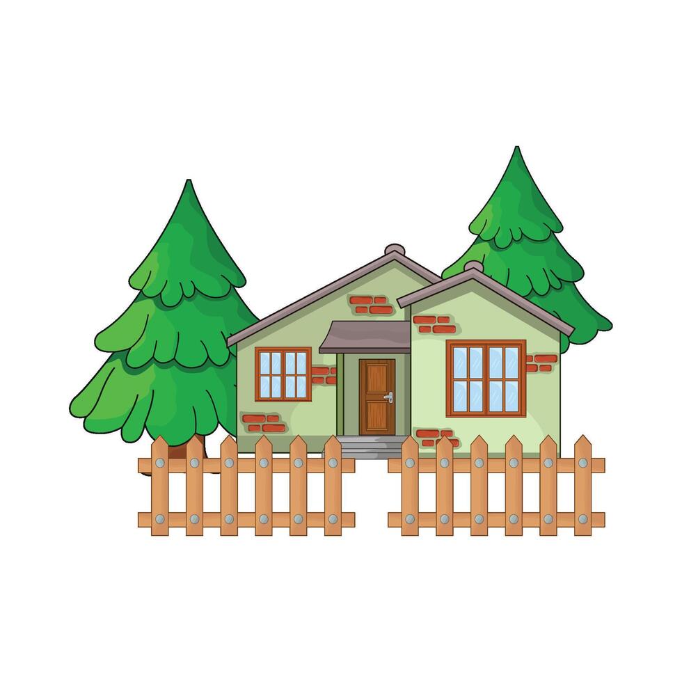 illustration of house vector