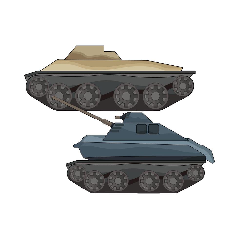 illustration of tank vector