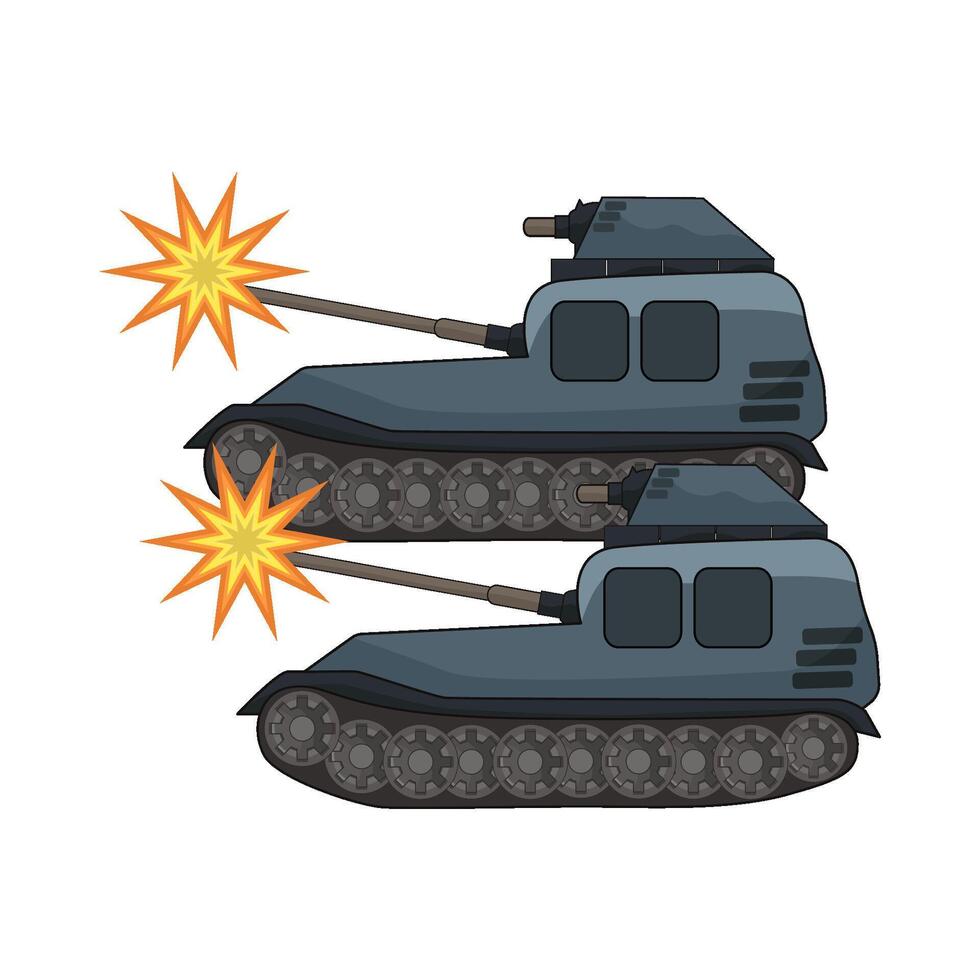 illustration of tank vector