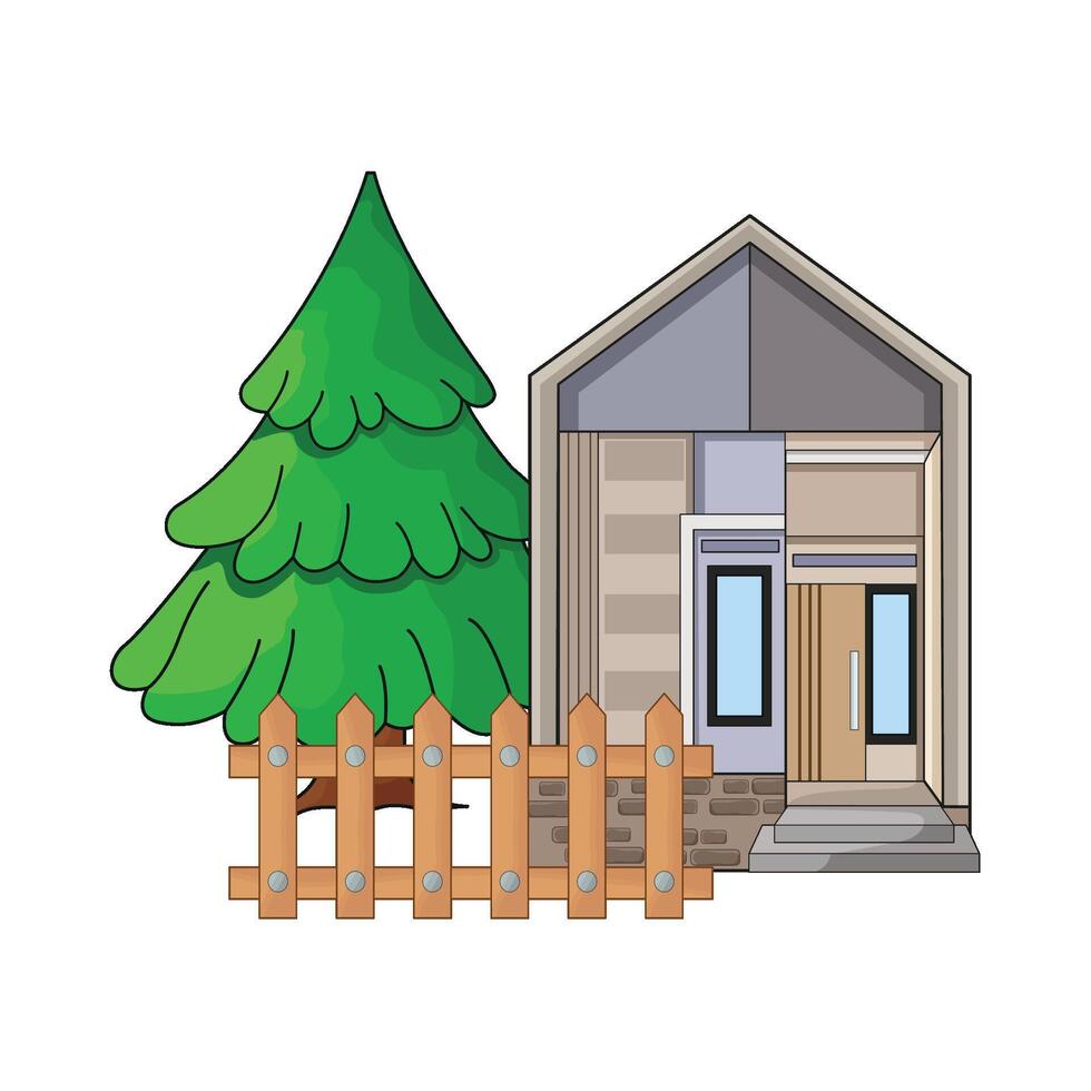 illustration of house vector