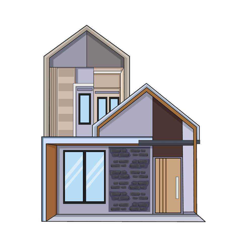 illustration of house vector