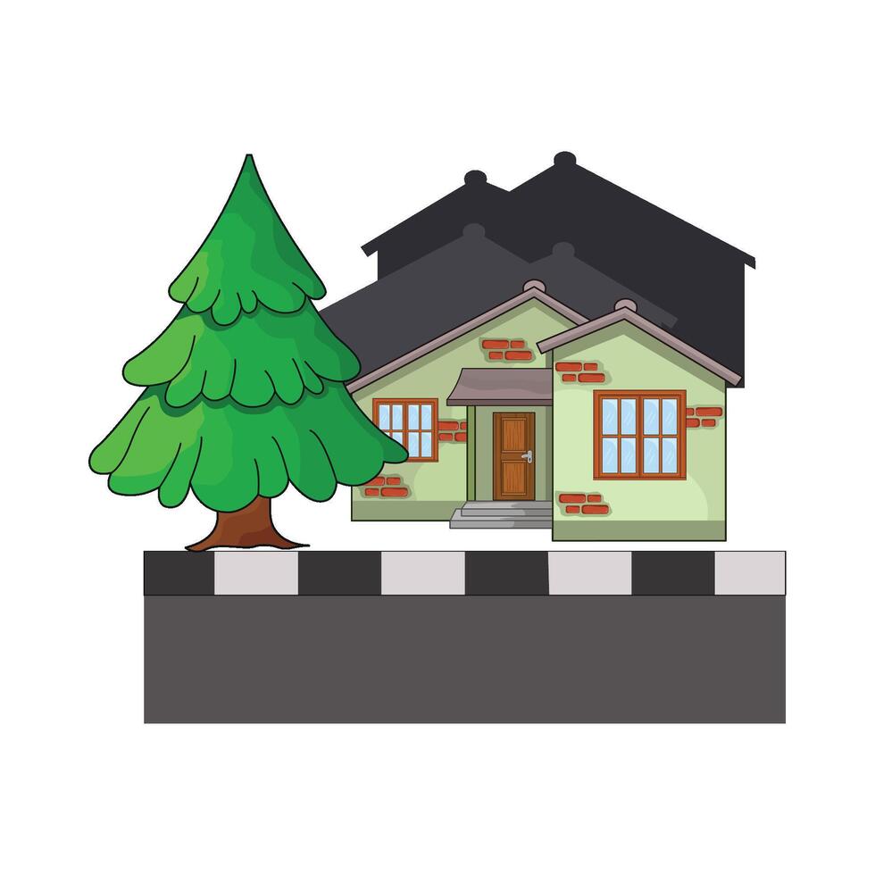 illustration of house vector