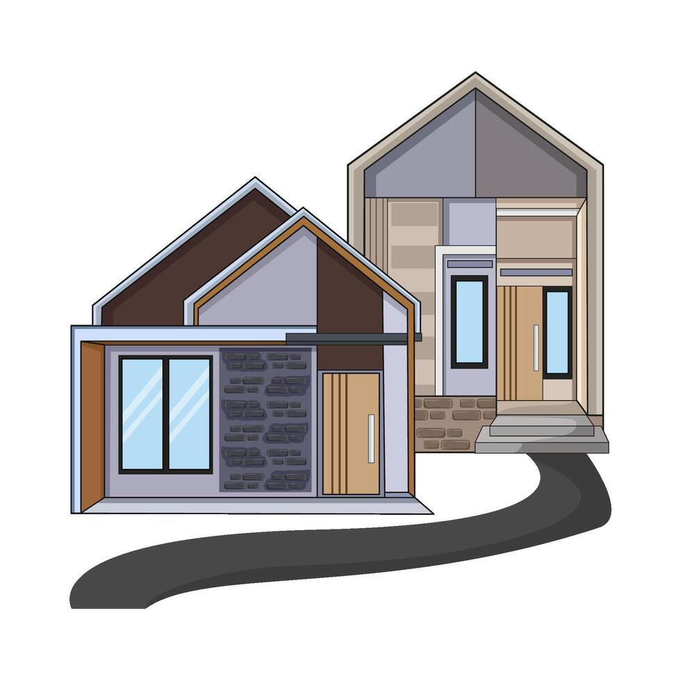 illustration of house vector