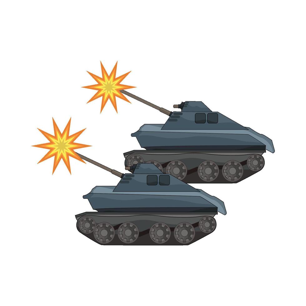 illustration of tank vector