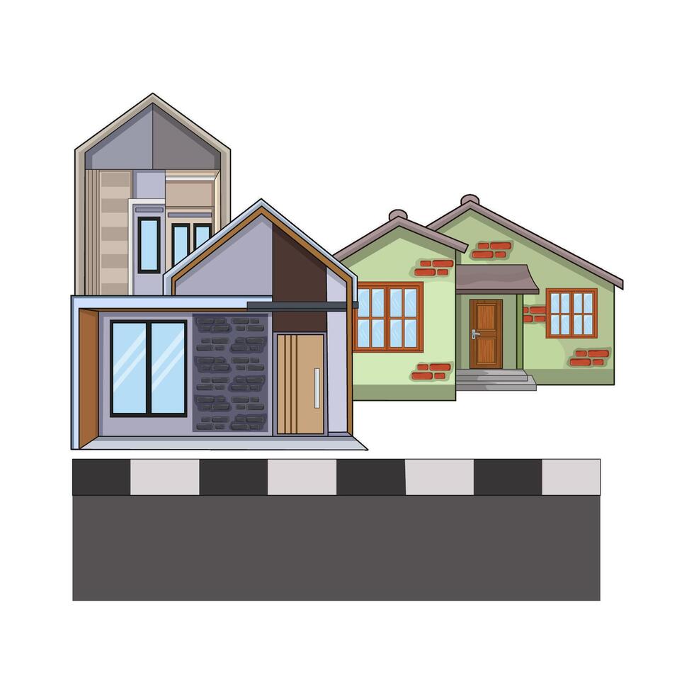 illustration of house vector