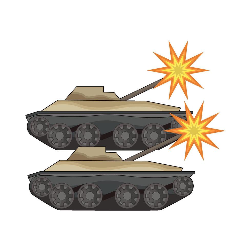 illustration of tank vector