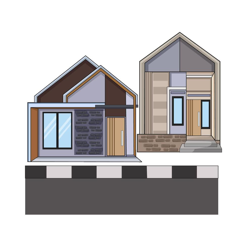 illustration of house vector