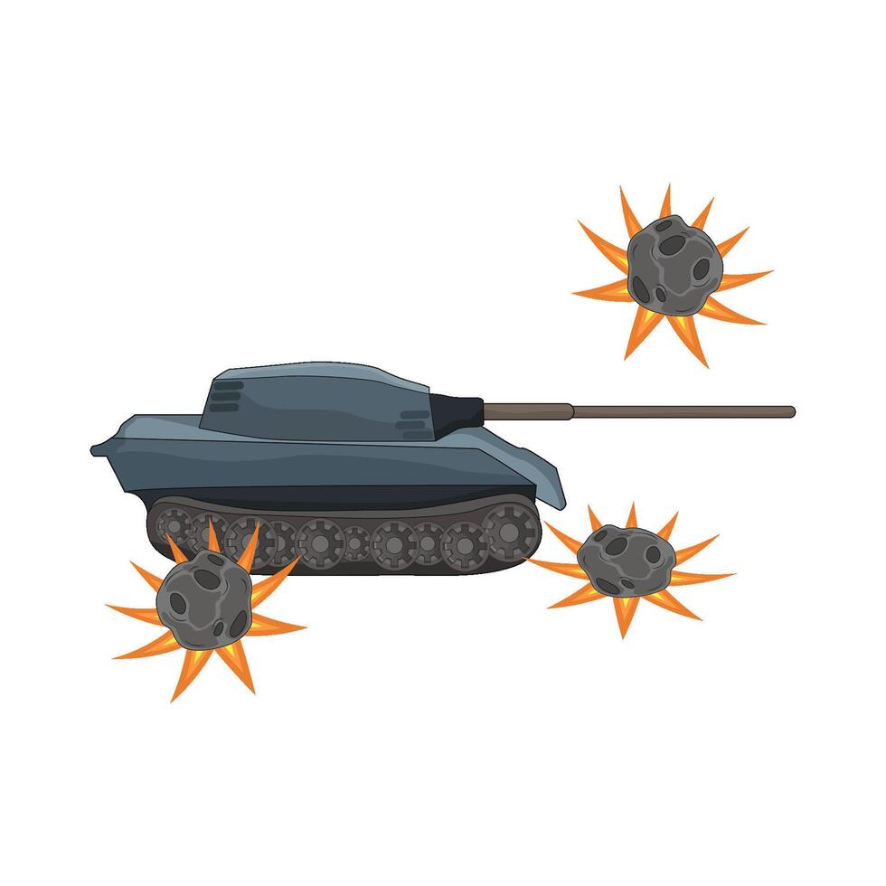 illustration of tank vector