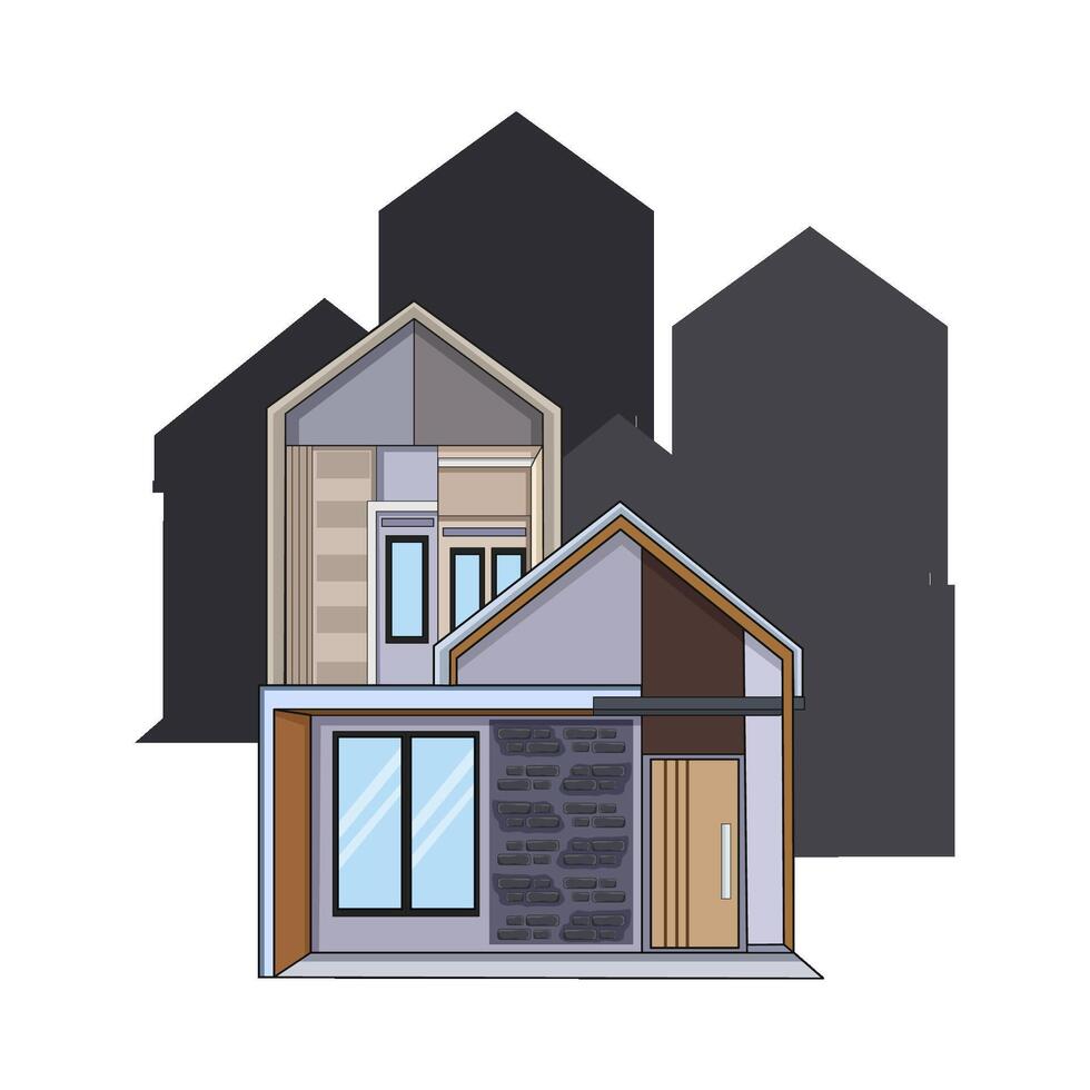 illustration of house vector