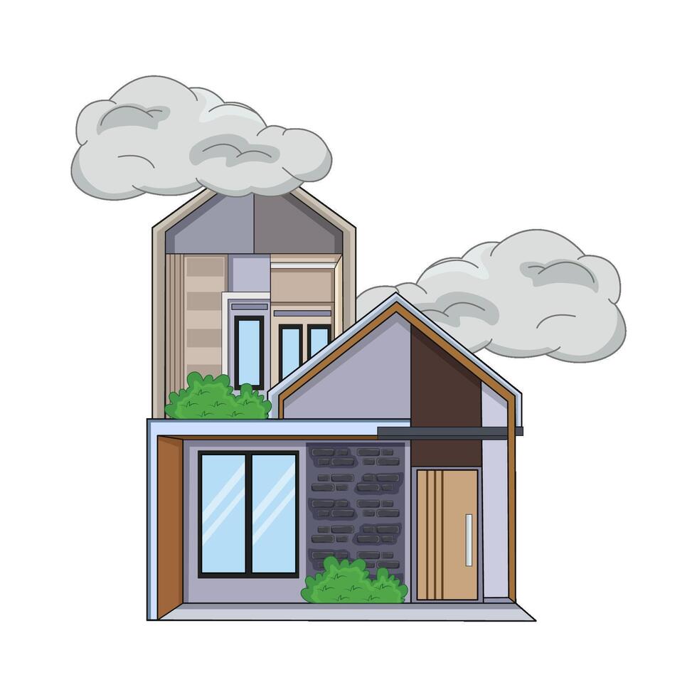 illustration of house vector