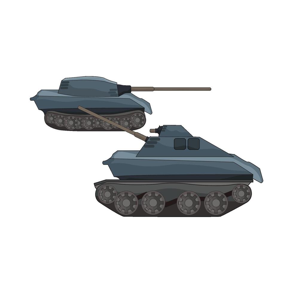 illustration of tank vector