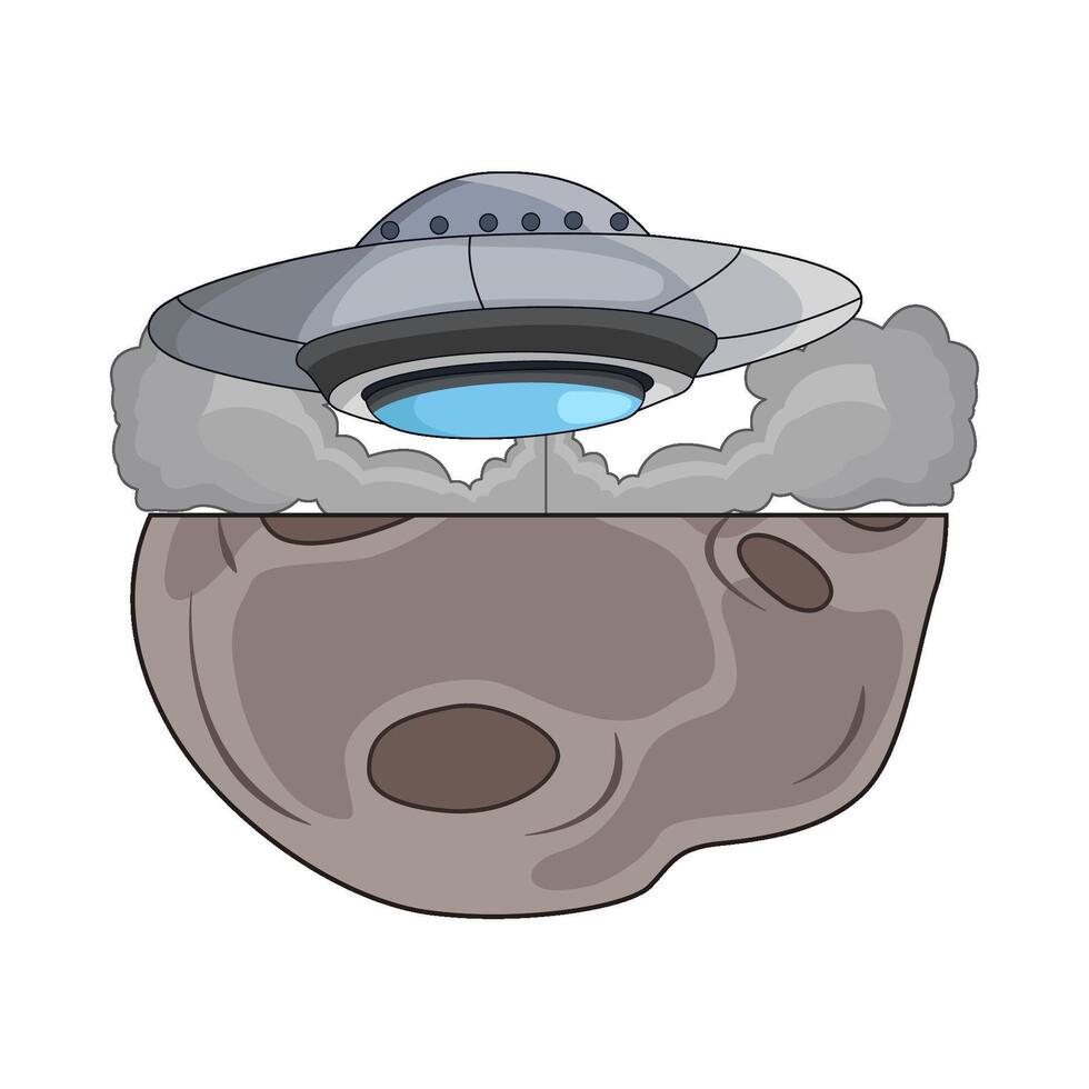illustration of ufo vector