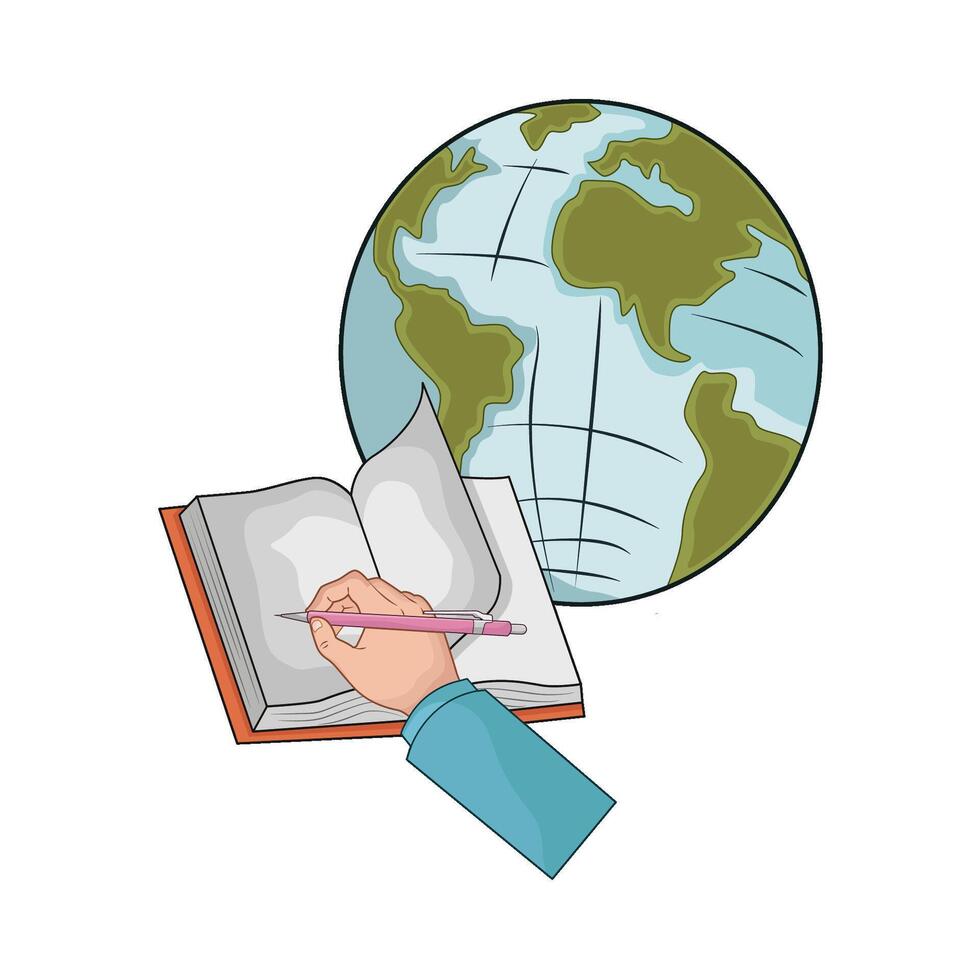 illustration of study vector