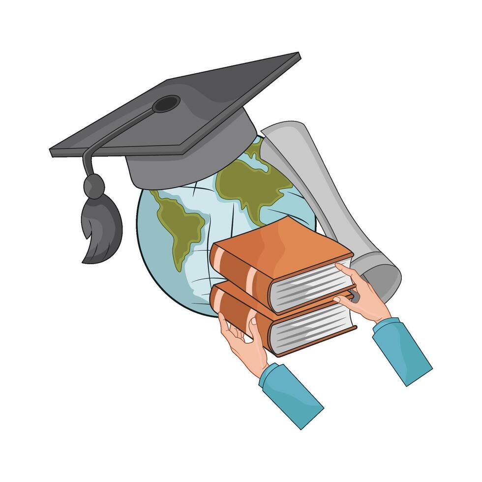 illustration of study vector